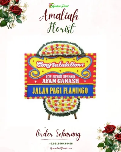 Bunga Papan Congratulation di Sarireja